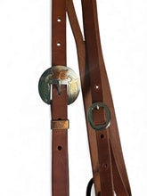 Load image into Gallery viewer, C.W Cannon Style Headstall with Custom Buckle

